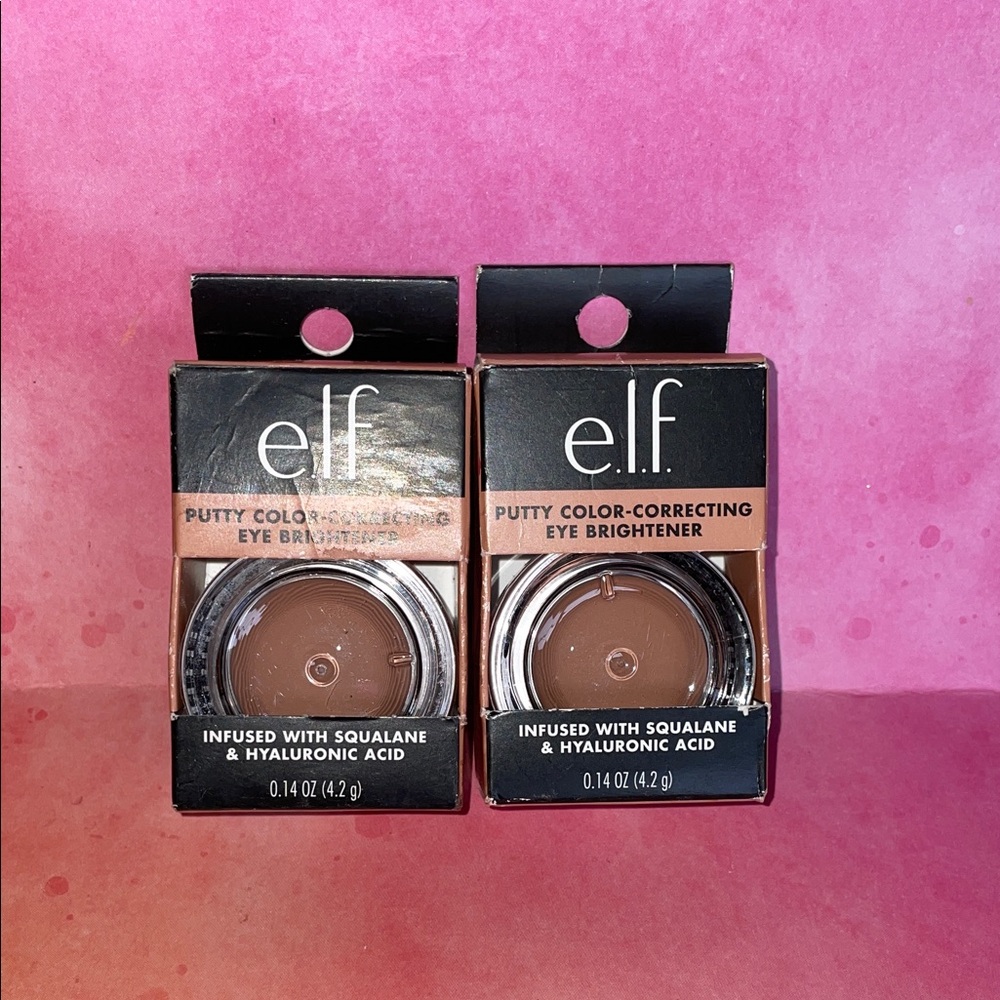 ELF NIB Putty Color Correcting Eye Brightener TAN DEEP X2